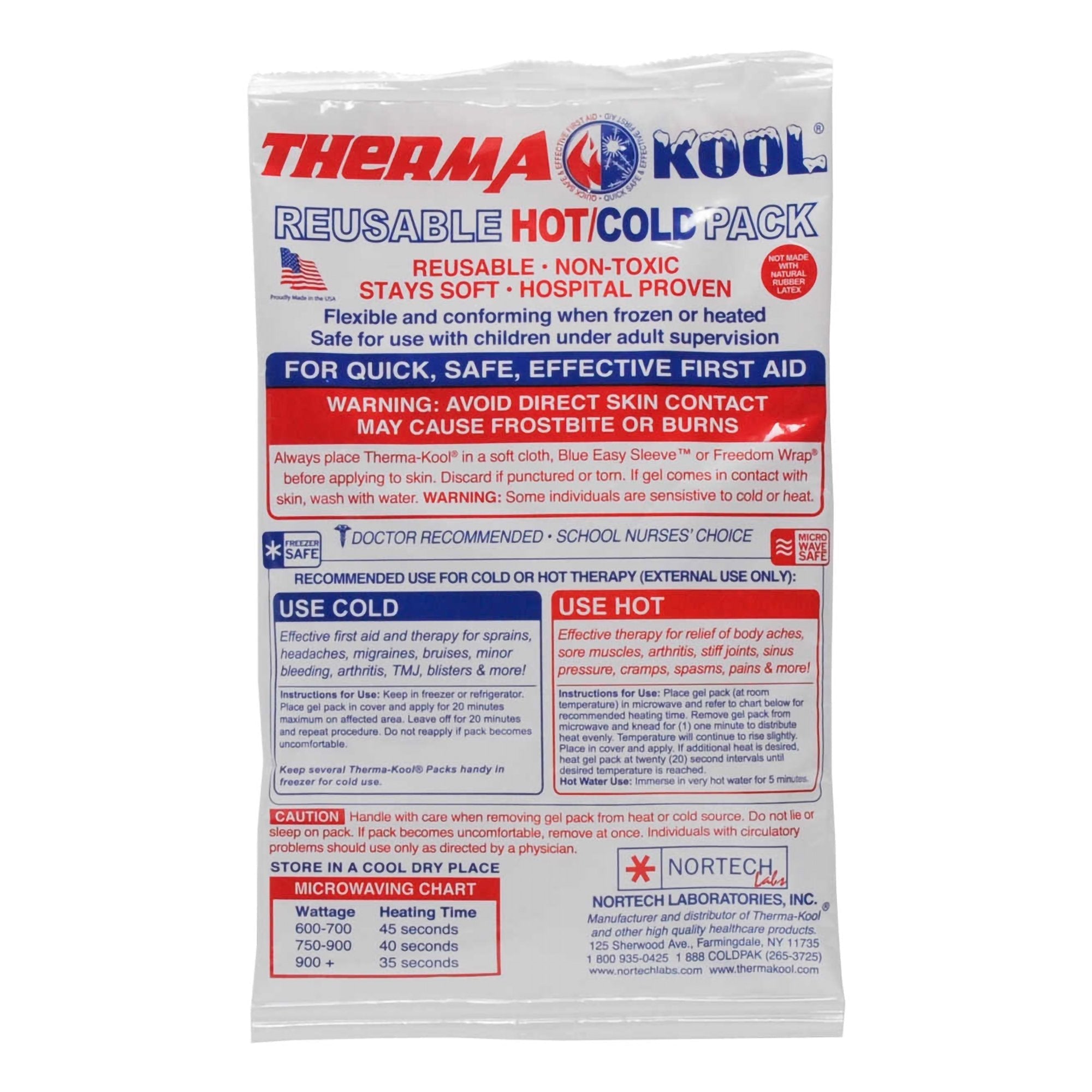Hot / Cold Pack Therma Kool Knee / Shoulder 6 X 9 Inch Polyethylene Laminate / Gel Reusable
