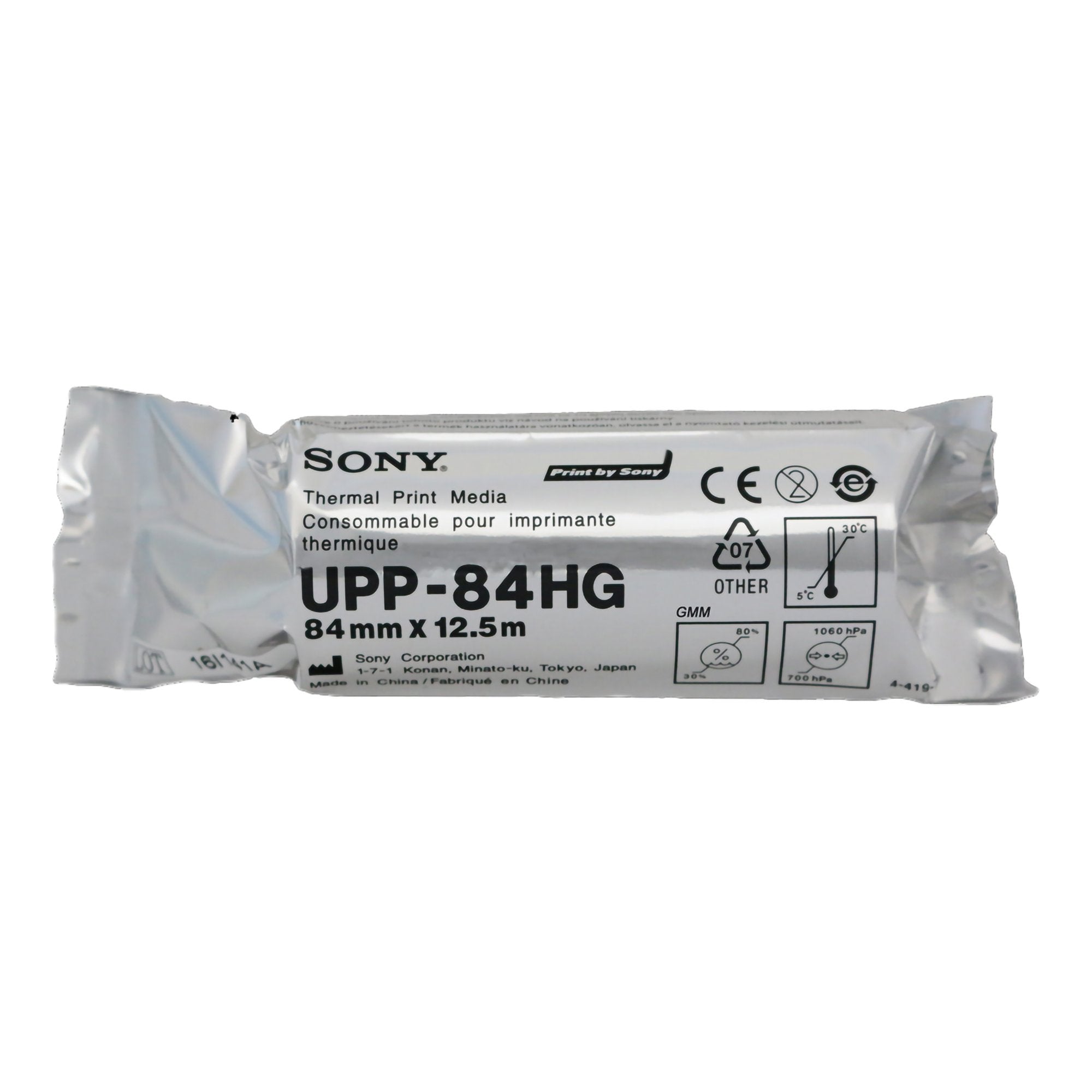 Thermal Printer Paper Sony 104 Prints 84 mm X 12 1/2 m Black / White