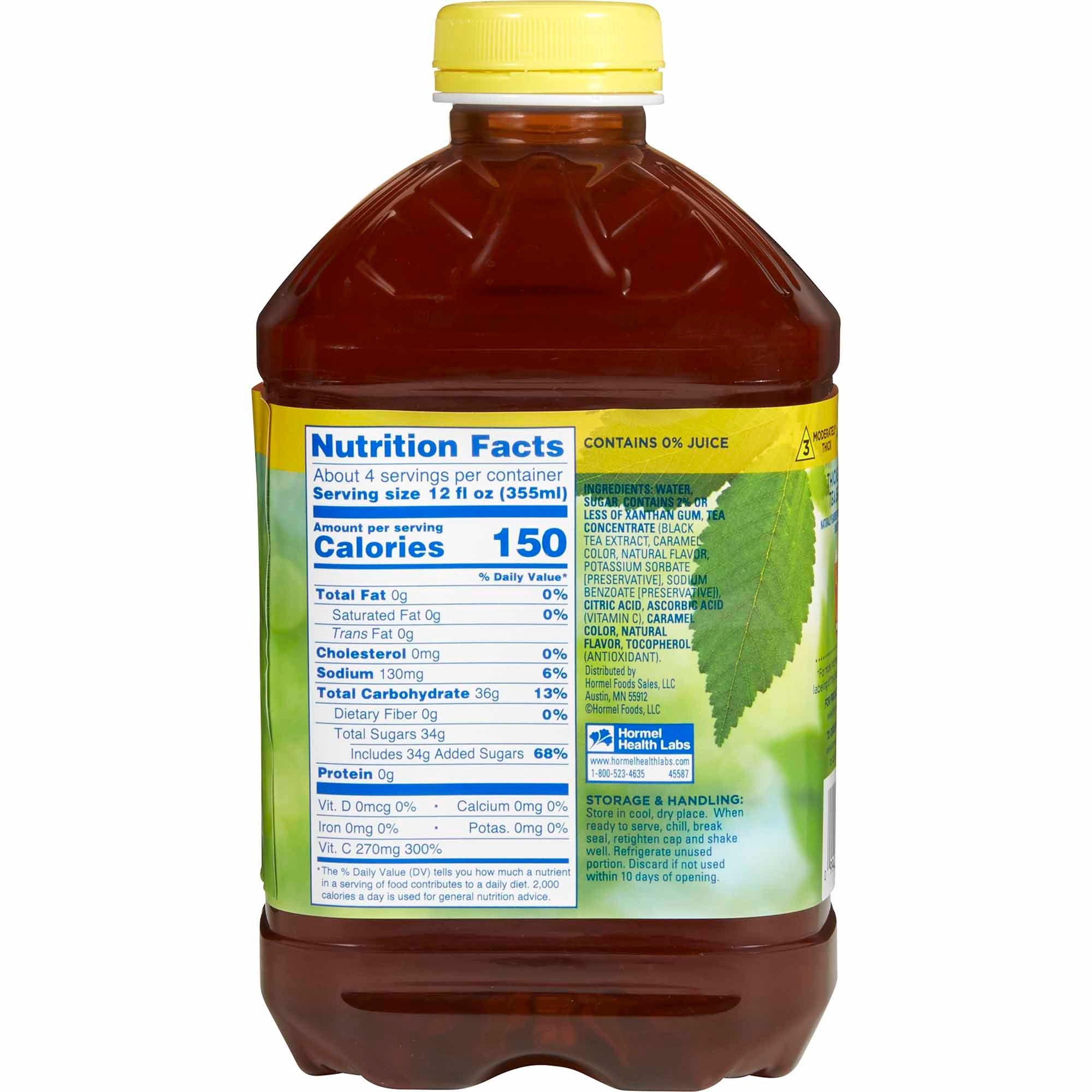 thick easy clear honey consistency iced tea thickened beverage 46 oz thick easy thickened beverage mk732816ea