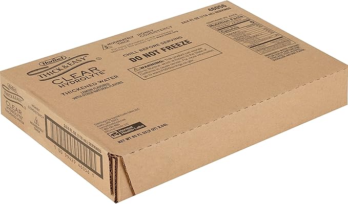 thick easy hydrolyte honey consistency lemon thickened water 4 ounce cup thick easy hydrolyte thickened water mk584161ea