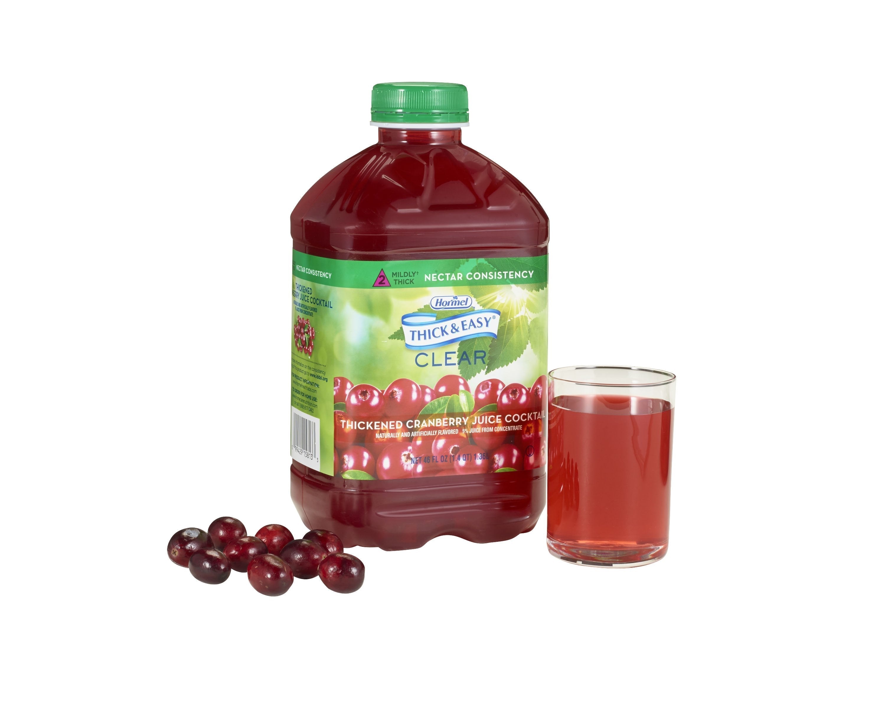 thick easy nectar consistency cranberry thickened beverage 46 ounce bottle thick easy thickened beverage mk797173ea