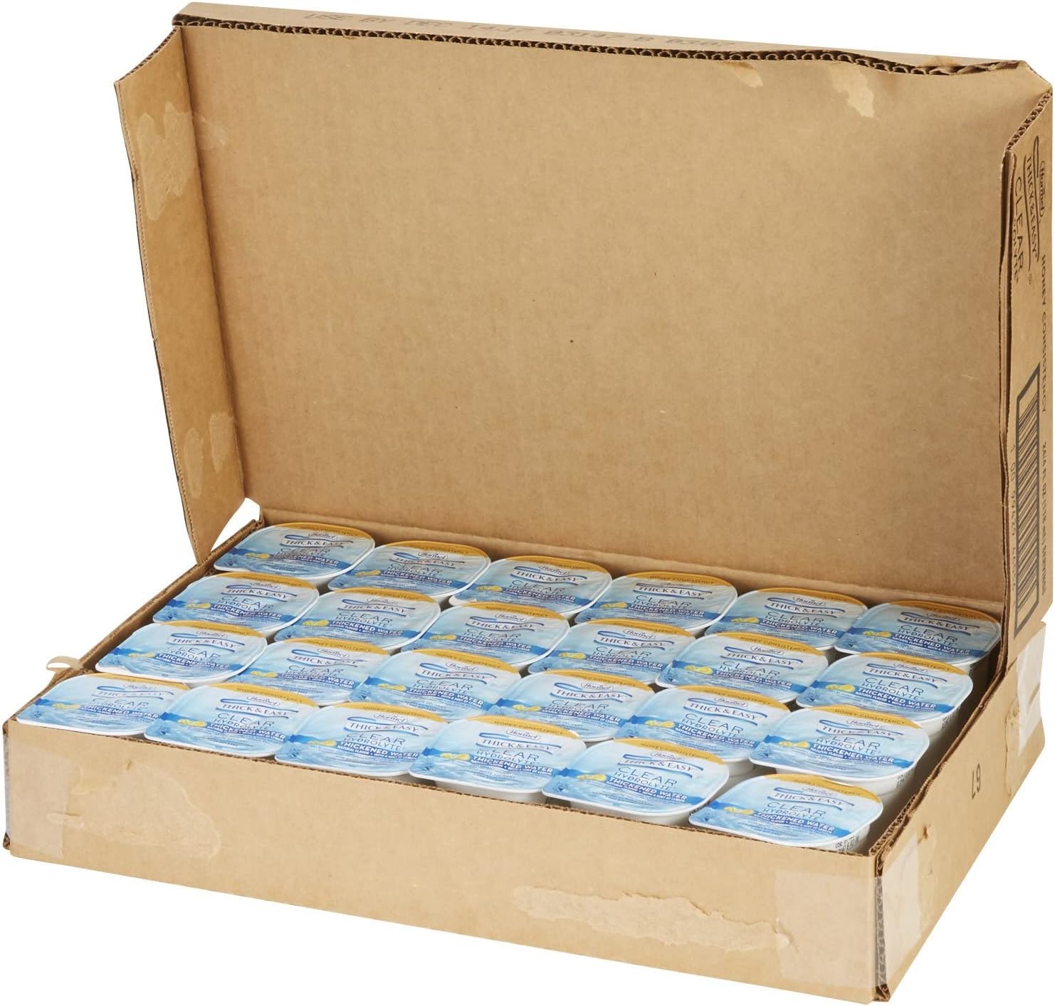 thickened water thick easy hydrolyte 4 oz portion cup lemon flavor liquid iddsi level 2 mildly thick packaging type case