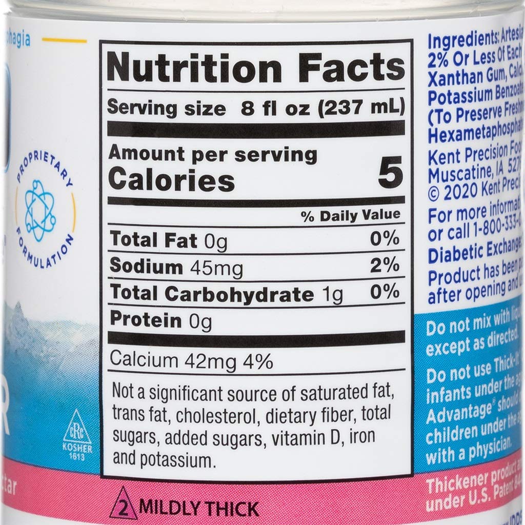 Ready-to-drink thickened water