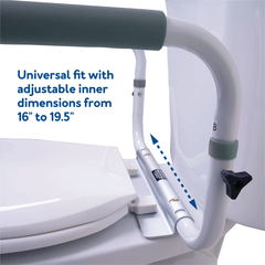 toilet support rail