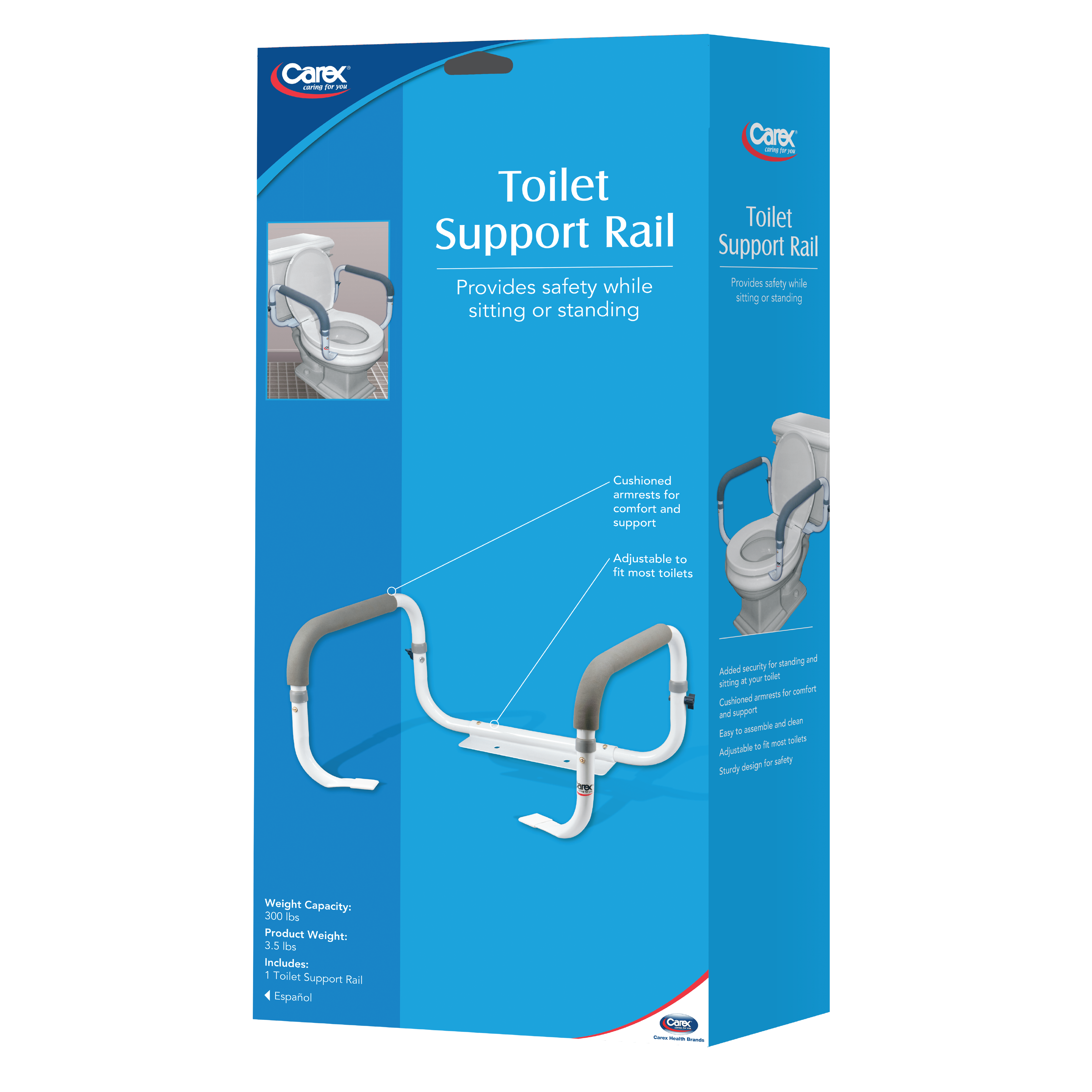 toilet support rail