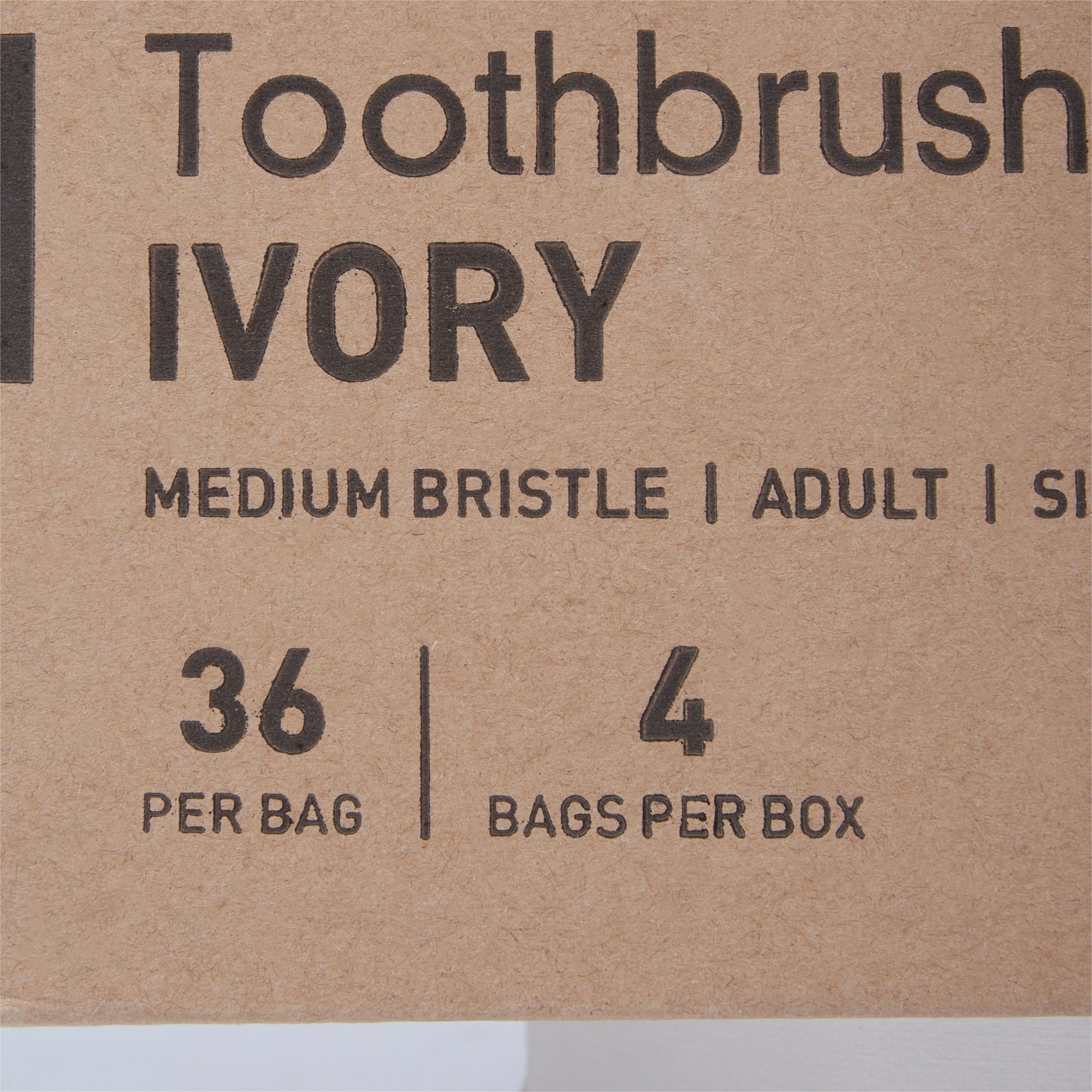 toothbrush mckesson ivory adult medium packaging type each