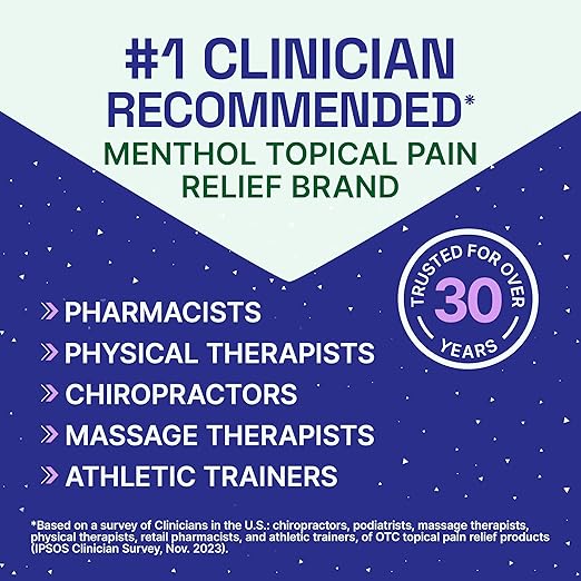 topical pain relief biofreeze 5 strength menthol patch