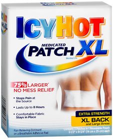 Topical Pain Relief Icy Hot 5% Strength Menthol Patch 3 per Box