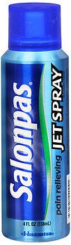 Topical Pain Relief Salonpas 3% 10% Strength Menthol / Methyl Salicylate Spray 4 oz.