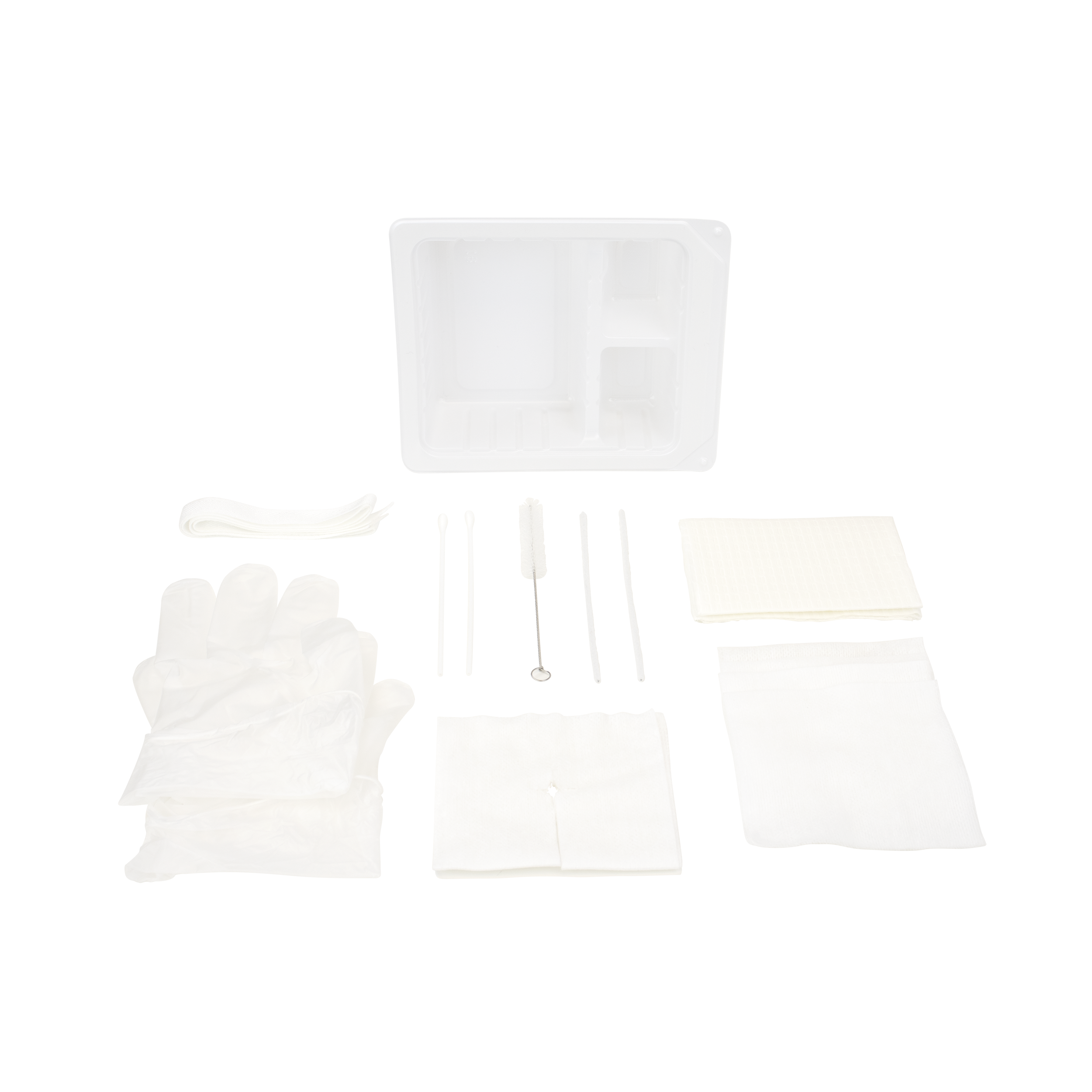 tracheostomy care kit one compartment tray