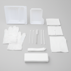 tracheostomy care kit one compartment tray