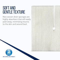 tracheostomy drain sponges non woven
