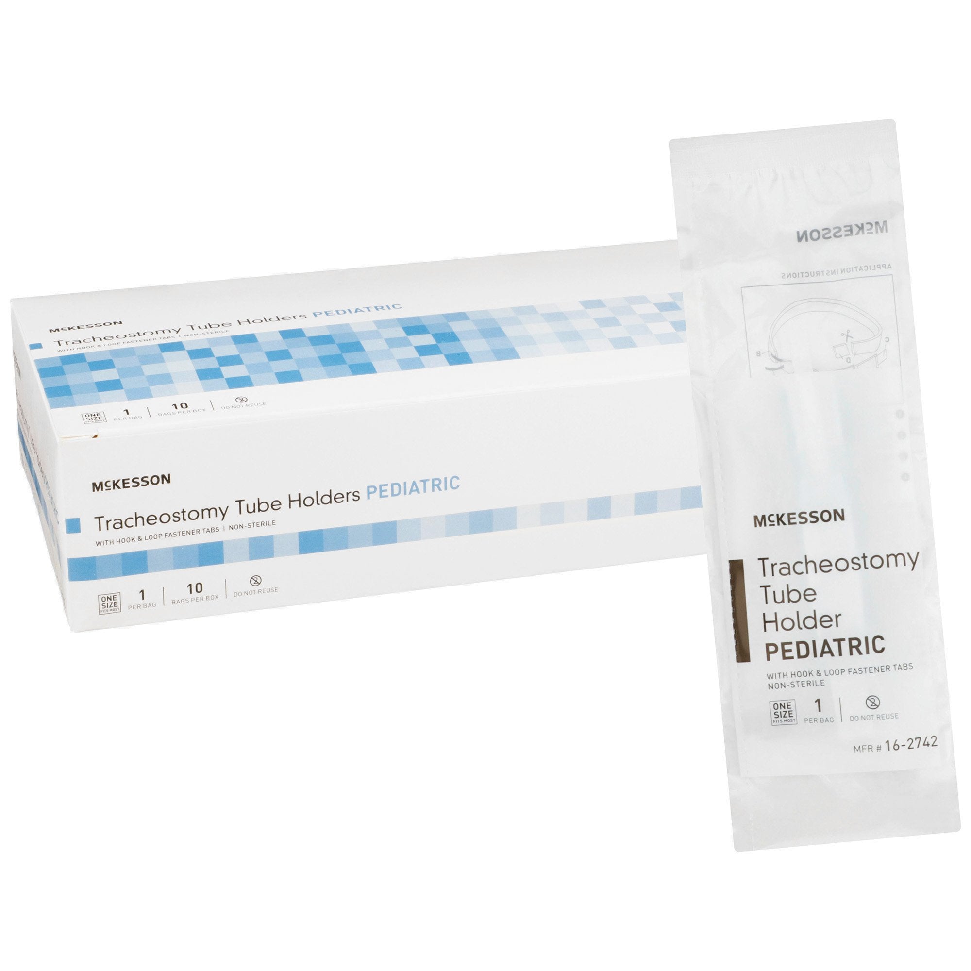 Tracheostomy Tube Holder McKesson 1 X 19 Inch Pediatric / Adult