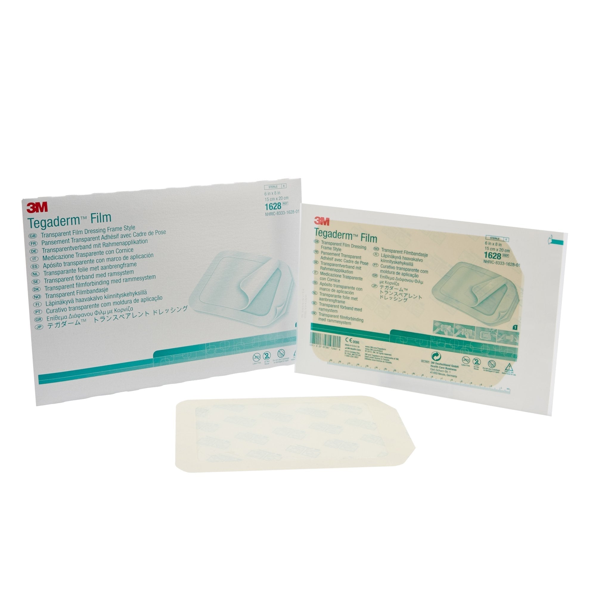 Transparent Film Dressing 3M Tegaderm 6 X 8 Inch Frame Style Delivery Rectangle Sterile