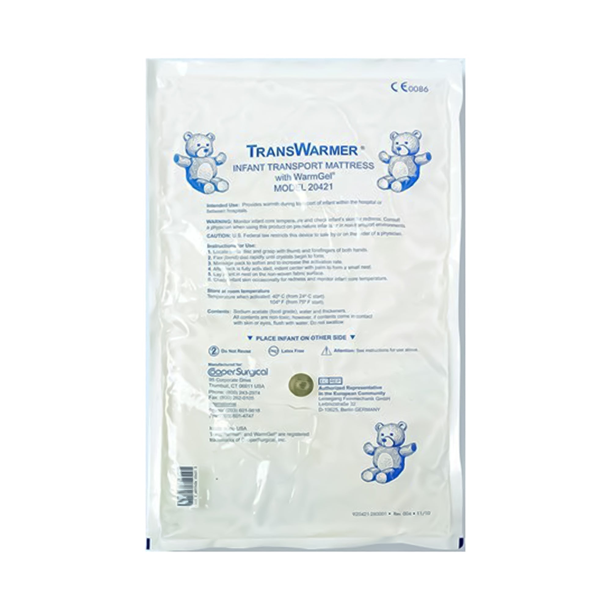 transwarmer infant transport mattress with warmgel 10 x 16 inch transwarmer infant transport mattress instant hot pad mk271171ea