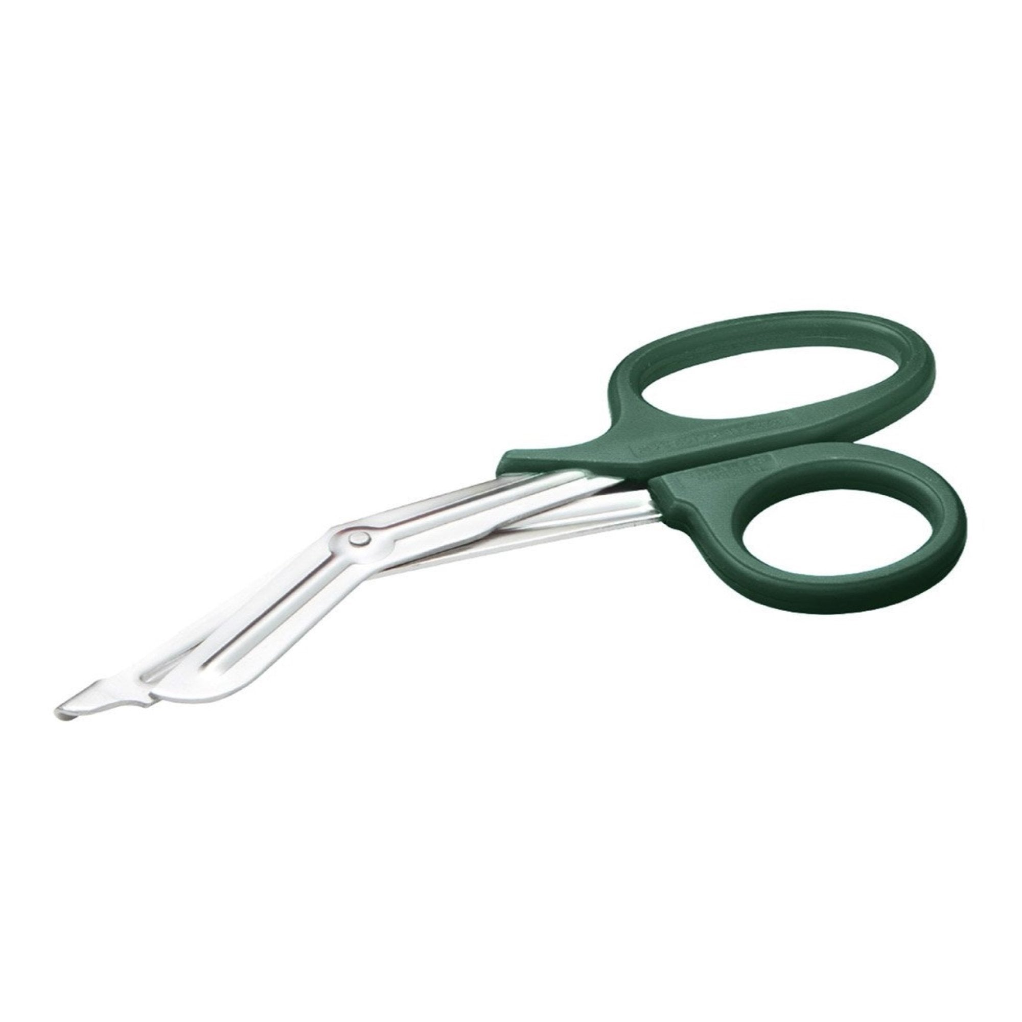 Trauma Shears McKesson Medicut Green 7 1/4 Inch Length Medical Grade Stainless Steel Finger Ring Handle Blunt Tip / Blunt Tip