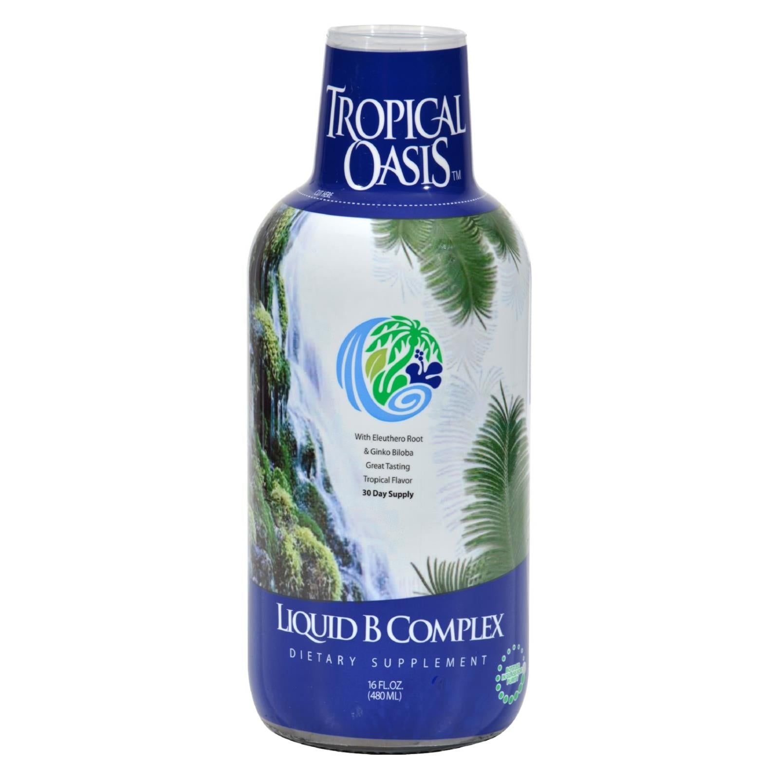 Tropical Oasis Liquid B complex 16 Fl Oz All Care Store