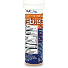 Glucose Supplement TRUEplus 10 per Bottle Chewable Tablet Orange Flavor | 12PK/Case)