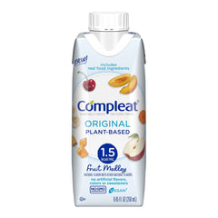 Tube Feeding Formula Compleat Original 1.5 Fruit Medley Liquid 250 mL Reclosable Carton