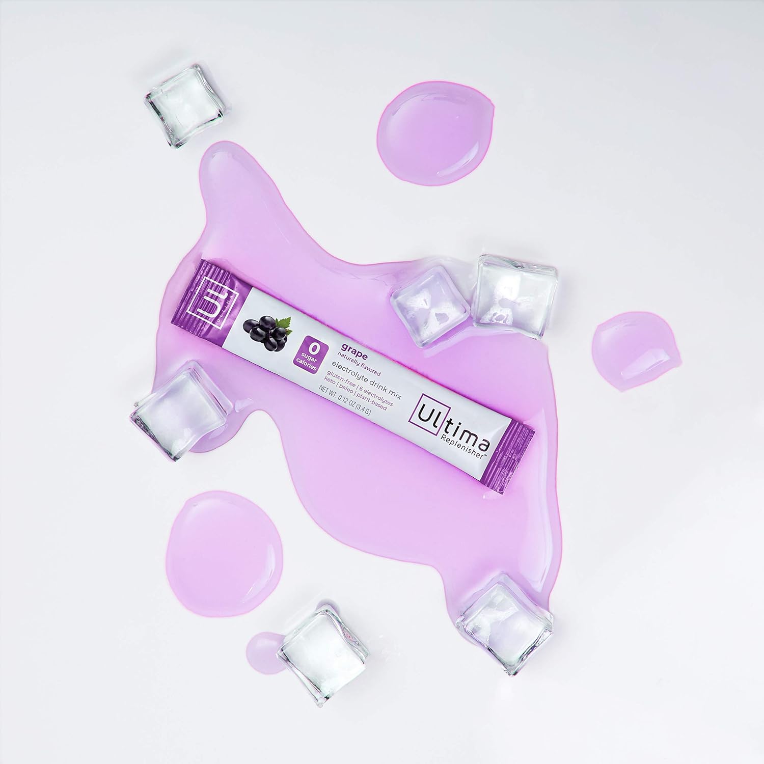 ultima replenisher electrolyte powder grape case of 20 0 12 oz