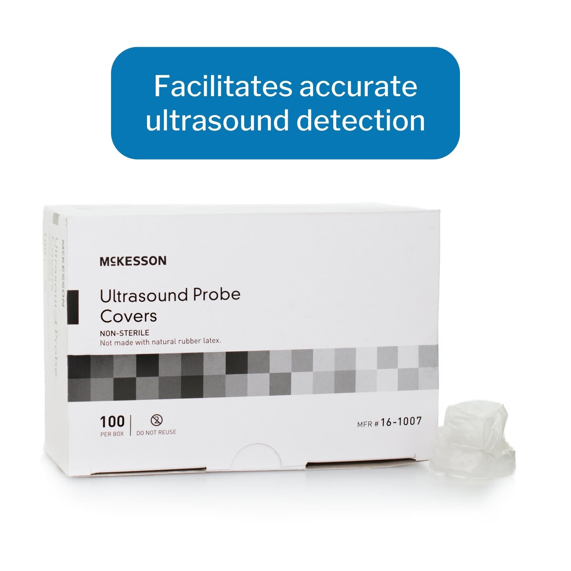 ultrasound probe cover mckesson 1 x 9 inch non latex nonsterile rolled packaging type box