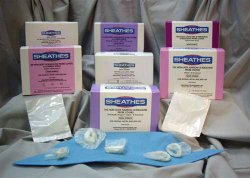 Ultrasound Probe Cover Sheathes 7/8 Inch tapered to 2 9/10 X 11 4/5 Inch Non Latex NonSterile Tapered