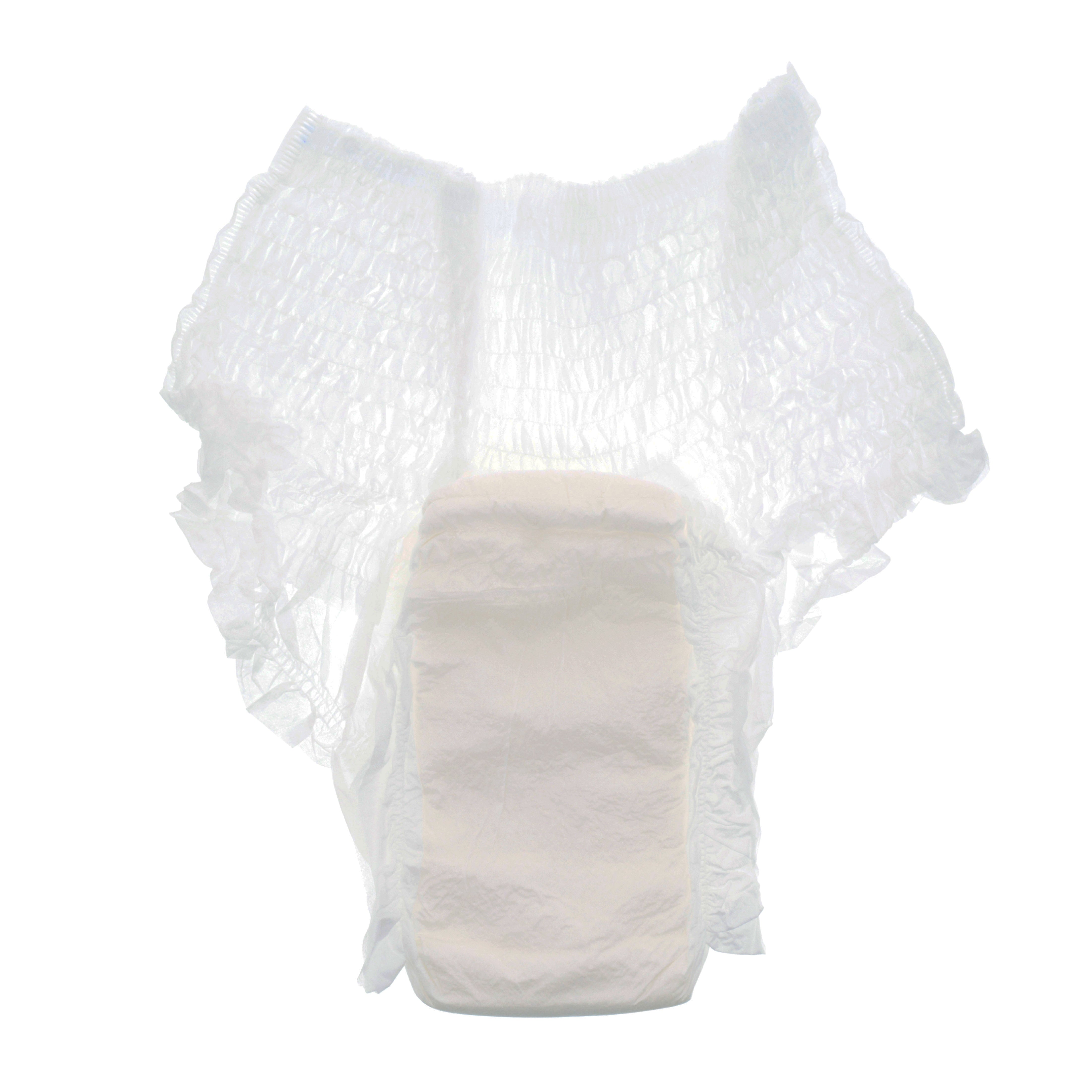 unisex adult absorbent underwear sure care extra pull on with tear away seams large disposable moderate absorbency packaging type case