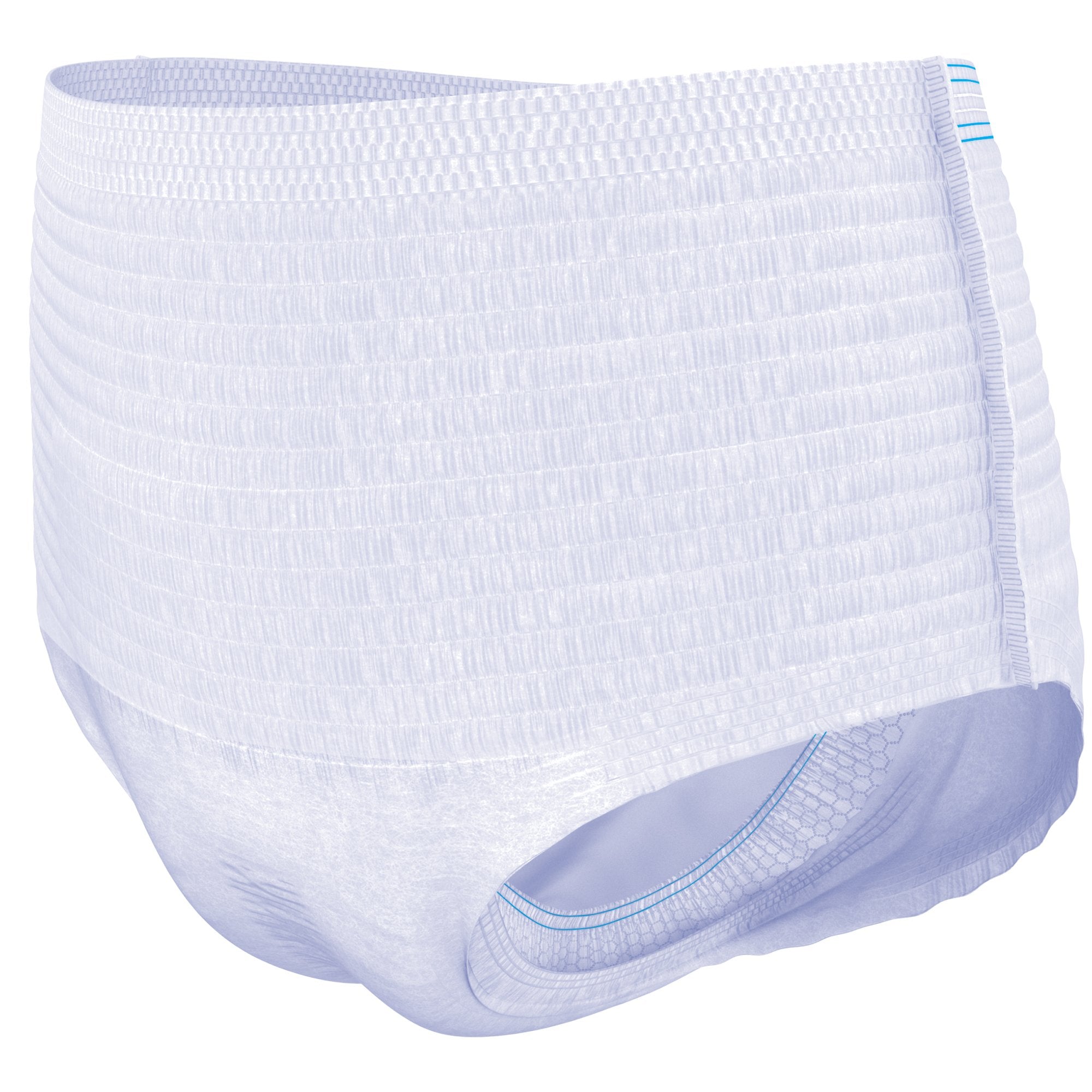 unisex adult absorbent underwear tena proskin overnight super pull on with tear away seams large disposable heavy absorbency packaging type case