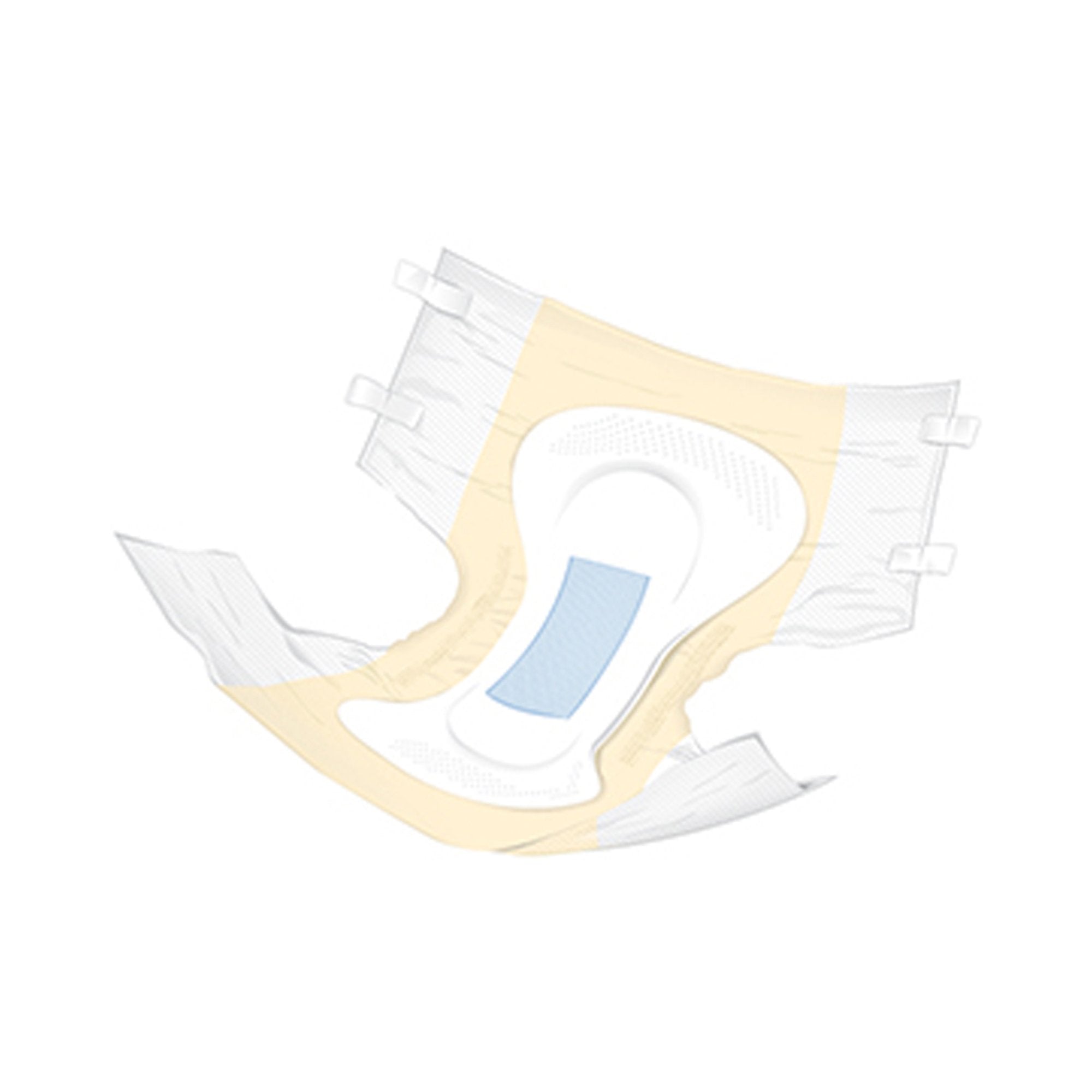 Unisex Adult Incontinence Brief McKesson X Large Disposable Moderate Absorbency