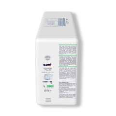 unisex adult incontinence brief seni super plus large disposable heavy absorbency packaging type case