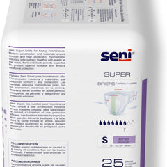 unisex adult incontinence brief seni super small disposable heavy absorbency packaging type case