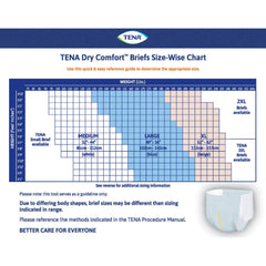 unisex adult incontinence brief tena dry comfort large disposable moderate absorbency packaging type case