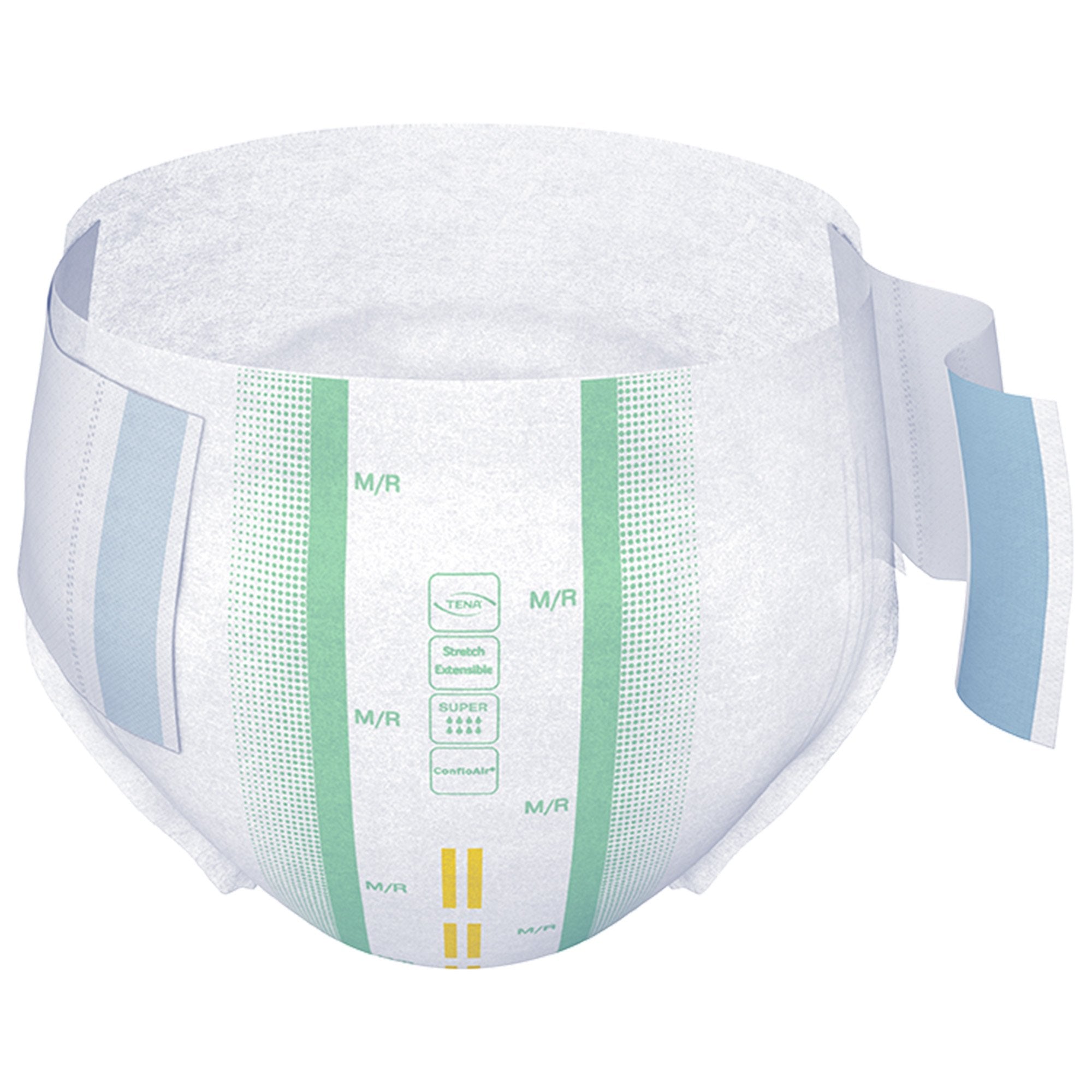 unisex adult incontinence brief tena proskin stretch™ super medium disposable heavy absorbency