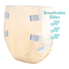 unisex adult incontinence brief tranquility essential x large disposable heavy absorbency packaging type case