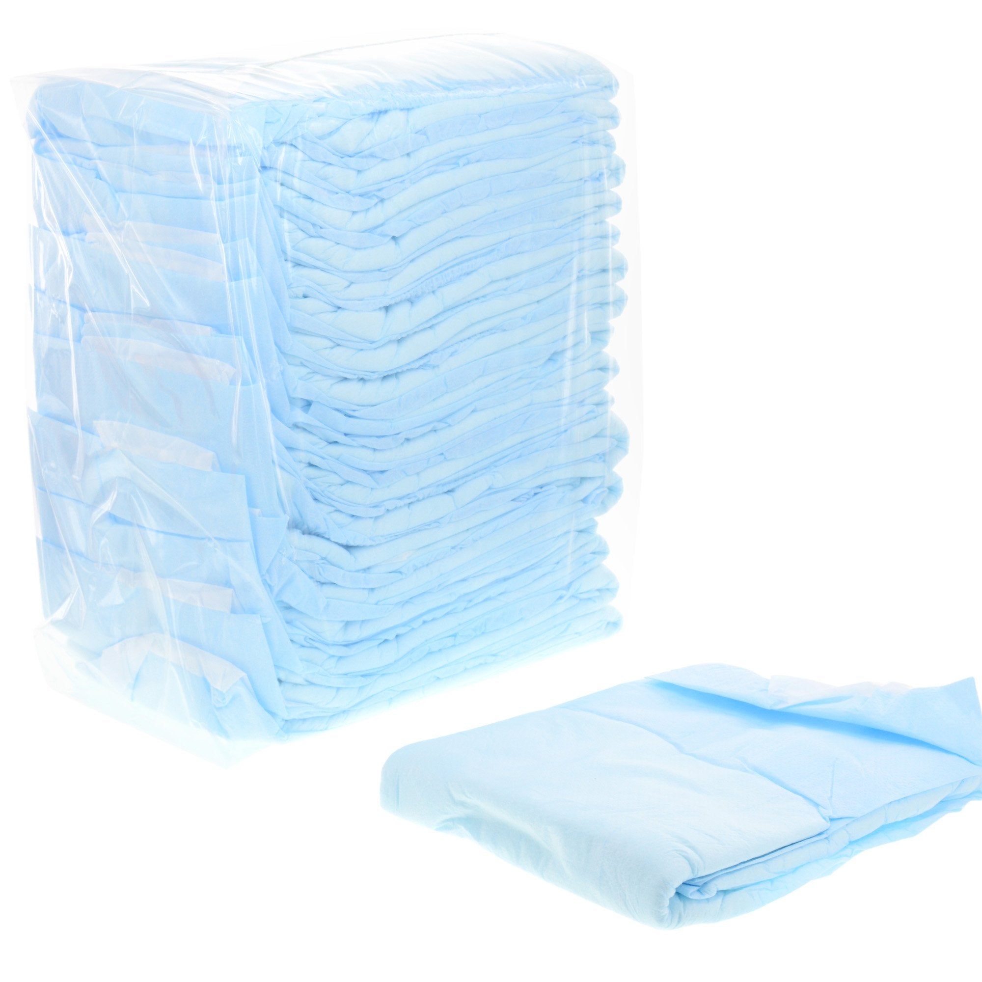 Unisex Adult Incontinence Brief Wings Basic Large Disposable Moderate Absorbency
