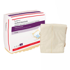 Unisex Adult Incontinence Brief Wings Overnight Quilted X Large Disposable Heavy Absorbency