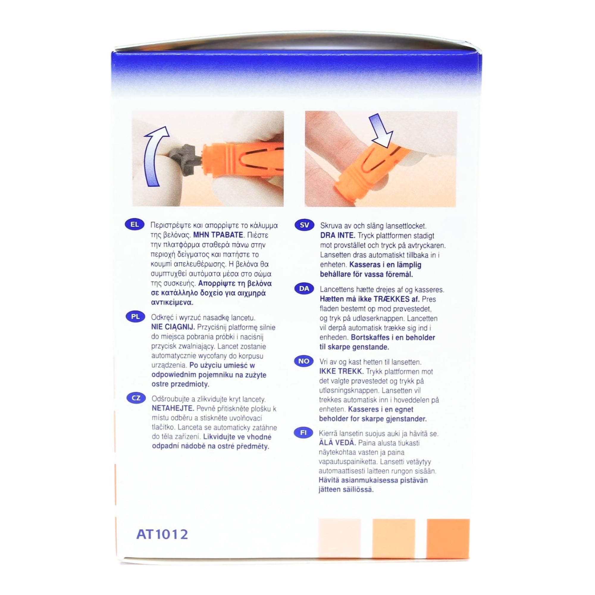 unistik 3 extra safety lancet 21 gauge 100 ct unistik 3 safety lancet mk539416bx