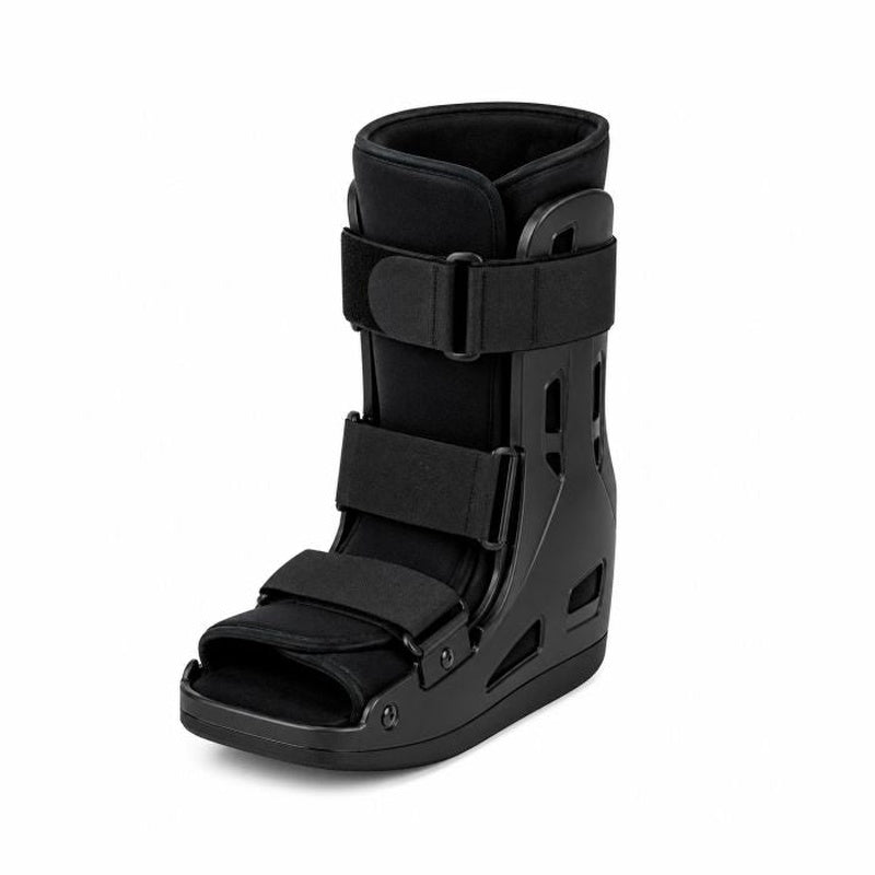 McKesson Air Walker Boot – Black Pneumatic Short Low-Top, Adult Large, Latex-Free | HCPCS L4360