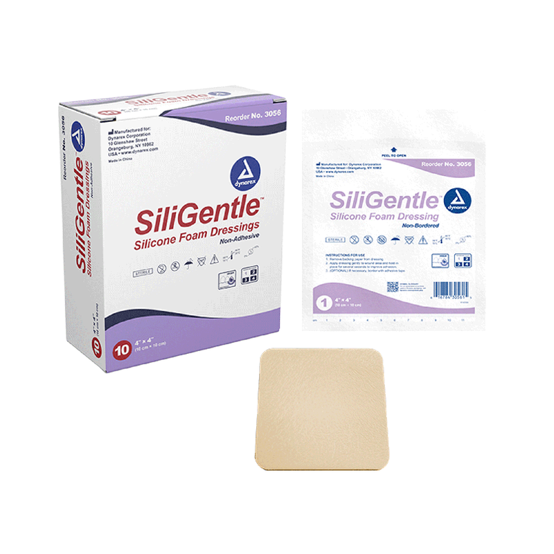 dynarex siligentle foam dressings