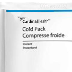 instant cold pack cardinal health general purpose medium 6 x 6 1 2 inch plastic ammonium nitrate water disposable packaging type case