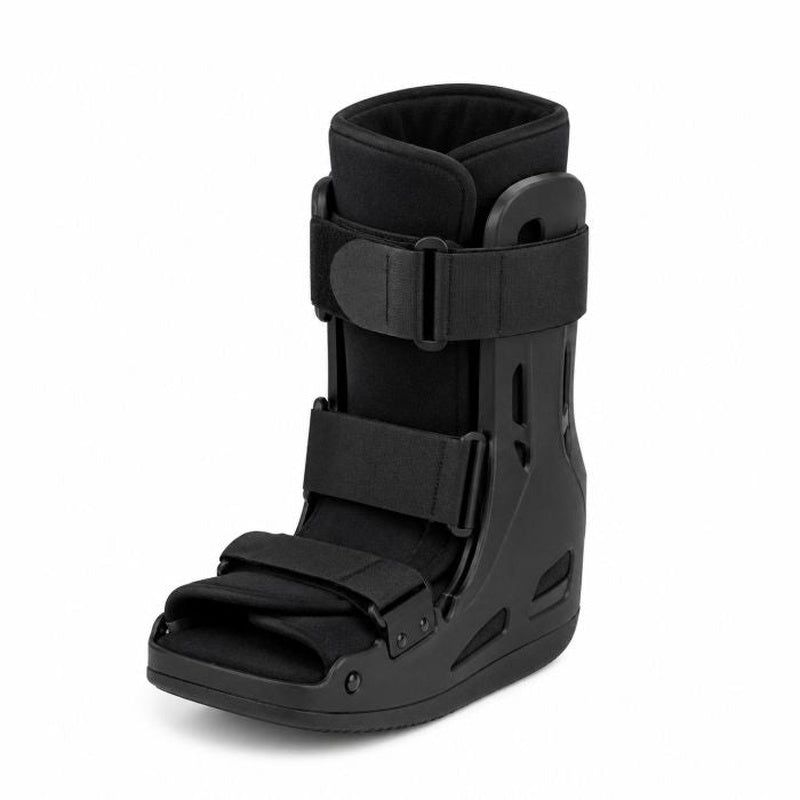 McKesson Air Walker Boot – Black Pneumatic Short Low-Top, Adult Large, Latex-Free | HCPCS L4360