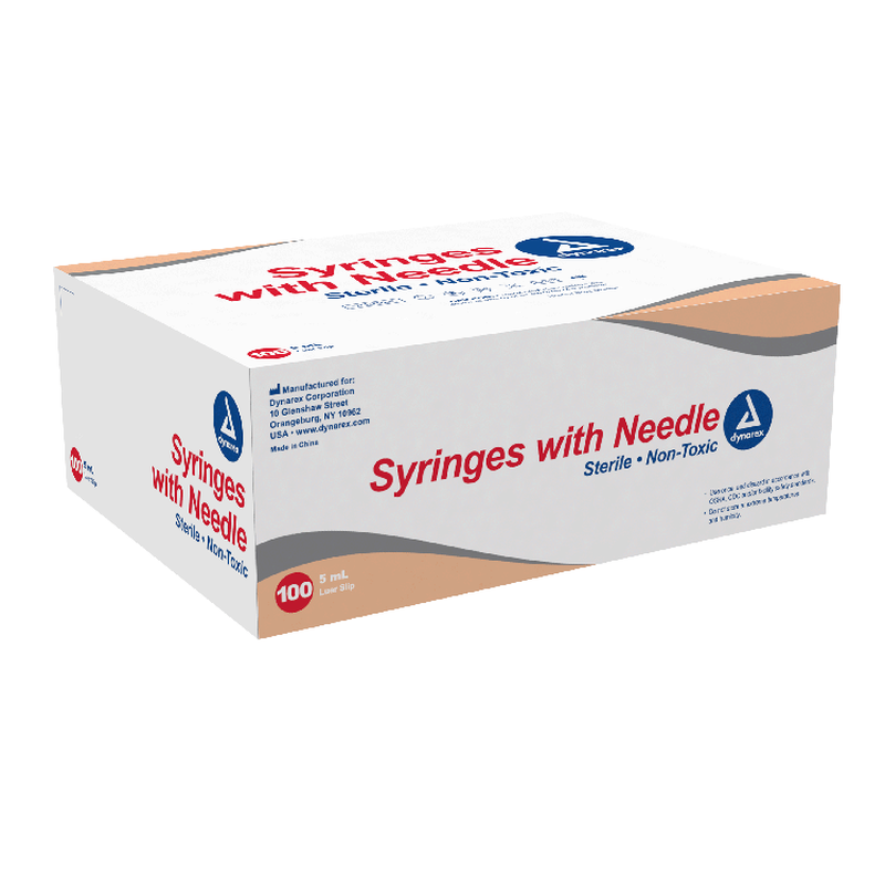 dynarex syringes with needle