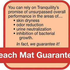 disposable underpad tranquility air plus powersorb material absorbency
