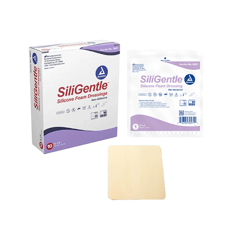 dynarex siligentle foam dressings
