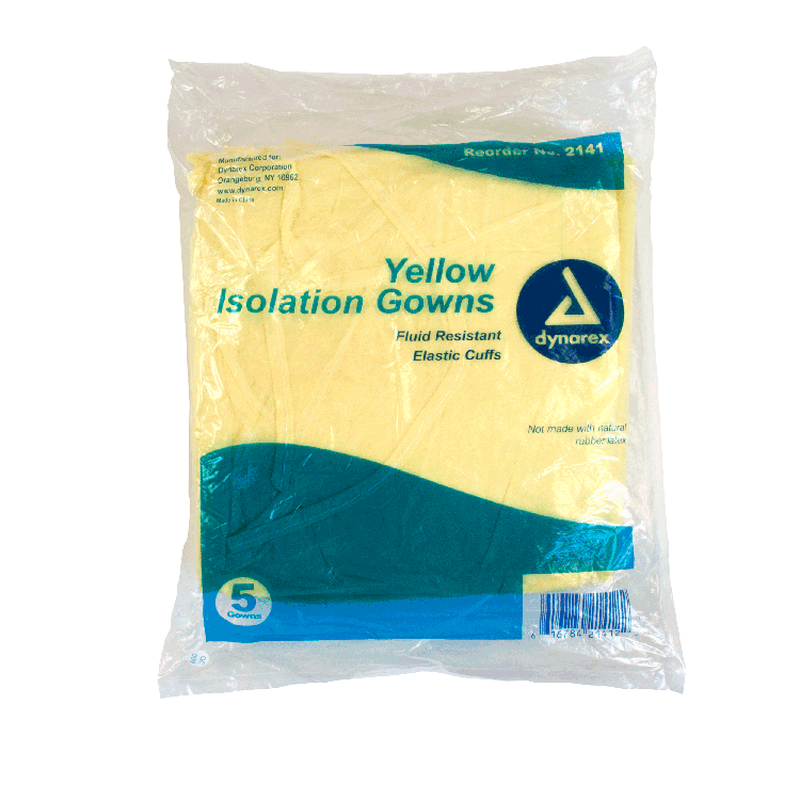 dynarex isolation gowns
