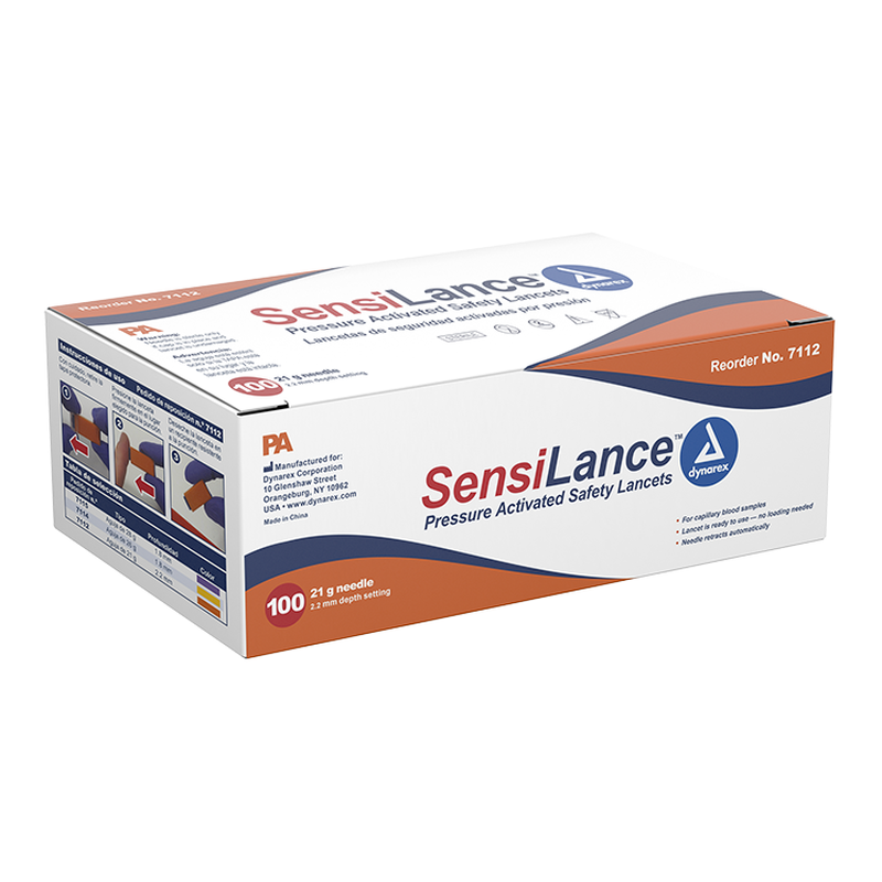 Dynarex Safety Lancets - Button and Pressure