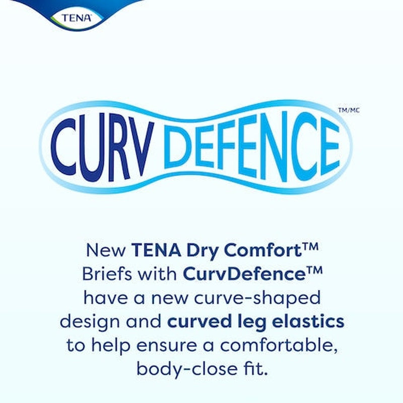 unisex adult incontinence brief tena dry comfort large disposable moderate absorbency packaging type case