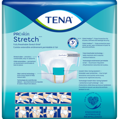 unisex adult incontinence brief tena proskin stretch ultra 2x large disposable heavy absorbency packaging type case