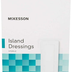 mckesson white adhesive dressing 4 x 10 inch mckesson island dressing mk488925bx