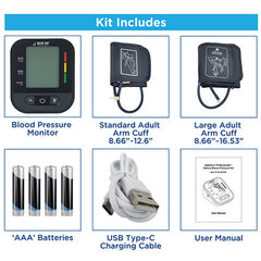 Deluxe Perfect Measure Blood Pressure Kit W/2 Cuffs